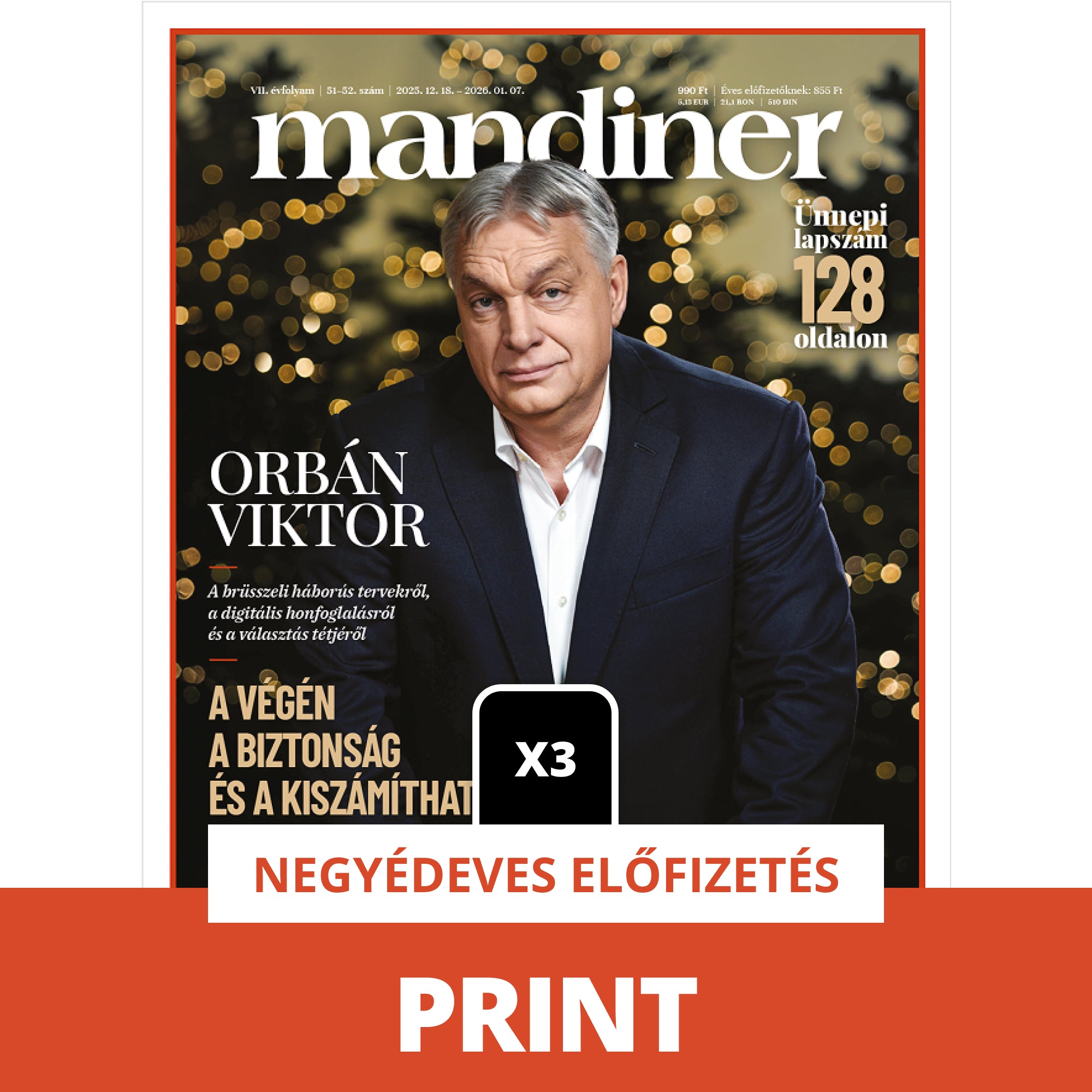 Print negyedéves előfizetés - DPK